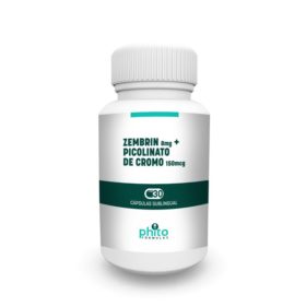 Zembrin 8mg + Picolinato de Cromo 150mcg 30 cápsulas sublingual